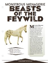 Load image into Gallery viewer, Monstrous Menagerie: Beasts of the Feywild (D&amp;D 5e)