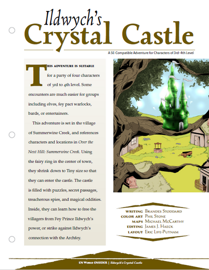 Ildwych’s Crystal Castle (D&D 5e)