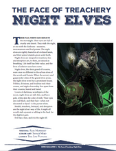 Load image into Gallery viewer, The Face Of Treachery: Night Elves (WOIN)