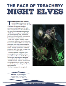 The Face Of Treachery: Night Elves (WOIN)