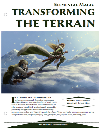 Elemental Magic: Transforming The Terrain (WOIN)