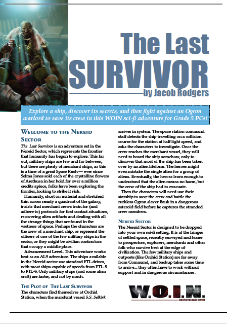 The Last Survivor (WOIN)