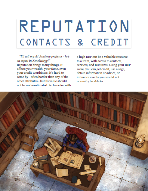 Reputation, Contacts, & Credit (WOIN)