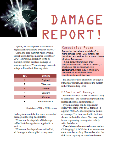 Damage Report! (WOIN)