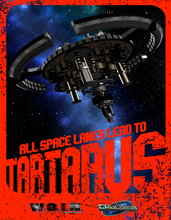 Load image into Gallery viewer, All Space Lanes Lead To Tartarus Poster (4188631892077)